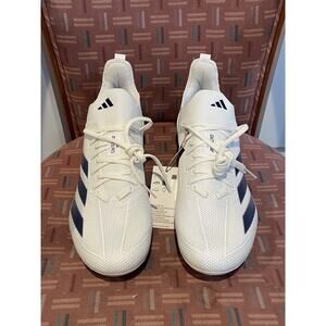 New Men’s Sz 11.5 Adidas SM Adizero Electric Football Cleats White Purple IH0537